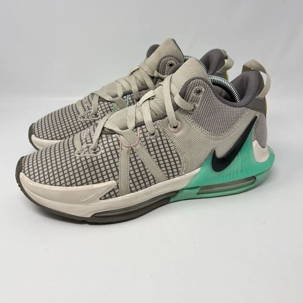 Nike LeBron Witness 7 EP Flat Pewter Mint DM1123-006 Men's Size 9